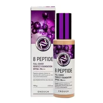 Enough Premium 8 Peptide Full Cover Perfect Foundation 100г (9 вариантов) 13