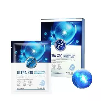ENOUGH ULTRA X10 Collagen Pro Marine Mask 10pcs