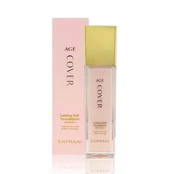 Enprani Age Cover Lasting Veil Foundation 45 г Нет. 21/23 Выберите 1, Нет. 23 Натуральный бежевый, 1 шт.