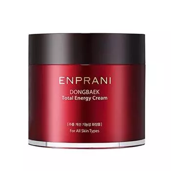 ENPRANI DONGBAEK TOTAL ENERGY CREAM 200мл, Увлажняющий, Kbeauty, Корейская косметика, пробник