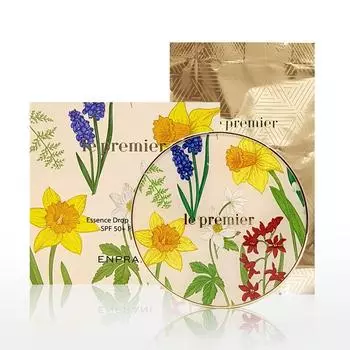 ENPRANI Le Premier Essence Drop Cover Компактный продукт + сменный блок, нет. 21 Светло-бежевый, 1 шт.