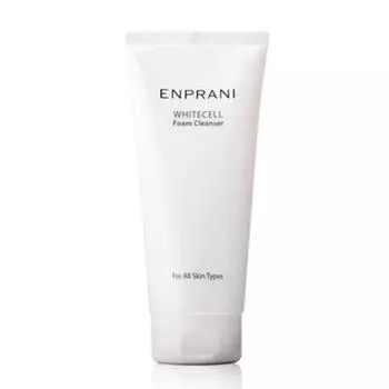 ENPRANI *Осветляющая и отшелушивающая* Пенка для умывания White Cell Foam Cleanser 170 мл, 1 шт.