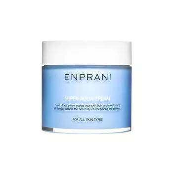 Enprani Super Aqua Glacier Water большой емкости охлаждающий увлажняющий гель-крем 200 мл (для всех типов кожи), 1 кусок