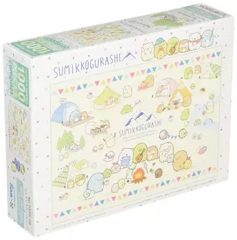 ENSKY 1000 Piece Compact Jigsaw Puzzle Sumikko Gurashi Mikko Camp Everyone s 1000c-08