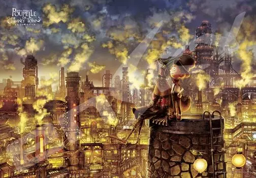 Ensky 1000 Piece Jigsaw Puzzle Entotsu Town Poupelle (51х73,5см) 1000Т-65