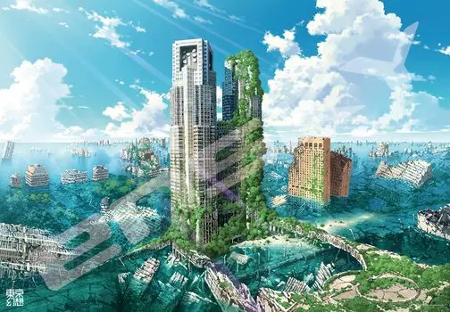 Ensky 1000 Piece Jigsaw Puzzle Tokyo Fantasy Tokyo Metropolitan Government Building Fantasy 1000T-159