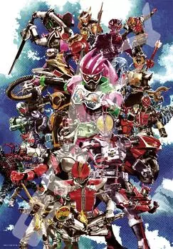 Ensky 1000 Piece Jigsaw Puzzle Yoshito Sugawara WORKS Vivid Heisei Rider (51х73,5см) 1000Т-38