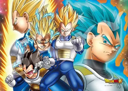 Ensky 108 Piece Jigsaw Puzzle DRAGON BALL Super Saiyan Prince is Me (18.2x25.7cm) 108-595