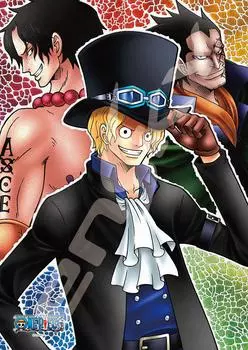 Ensky 208 элементов пазла ONE PIECE Путь искусства Кристалл пазл Встреча ~Сабо~ (18,2x25,7см) 208-AC22