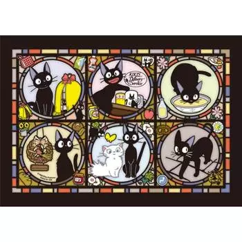 Ensky 208 Piece Jigsaw Puzzle Служба доставки Ведьмы Jiji s Town News Art Crystal Jigsaw Puzzle (18,2x25,7см)