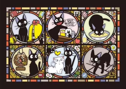 Ensky 208 Piece Jigsaw Puzzle Служба доставки Городские новости Art Crystal Jigsaw Puzzle Kiki s Jiji s (18,2x25,7см)
