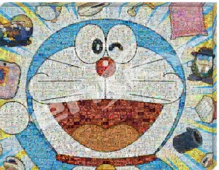 Ensky 366 Piece Jigsaw Puzzle Doraemon Mosaic Art x (31 24cm) ATB-02
