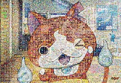 Ensky 500 Piece Jigsaw Puzzle Yokai Watch Mosaic Art R (Обеспечить регресс) Большой кусок (51х73,5см) 500T-L15