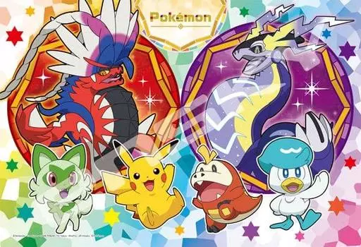 ENSKY Art Crystal Jigsaw Puzzle Pocket Monster Pikachu and the of the Paldea Region 26 x 38 см 300 деталей Pokmon 300-AC058