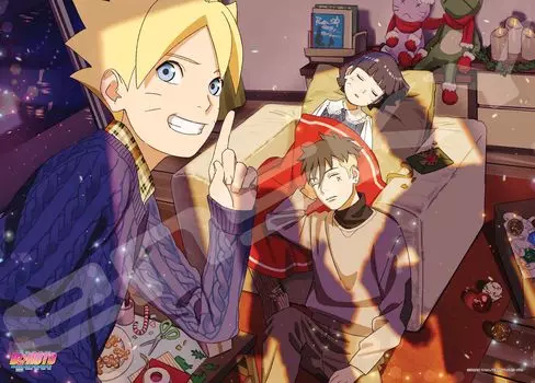 ENSKY BORUTO NARUTO NEXT GENERATIONS В снежную ночь 38 x 53 см Пазл 500 деталей JIGSAW PUZZLE 500-578