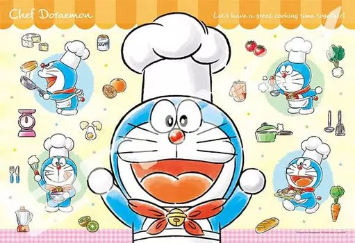 ENSKY Chef Doraemon 26 x 38cm Jigsaw Puzzle 300 Magical Pieces JIGSAW PUZZLE 300-ML06