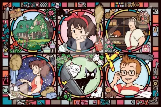 ENSKY Delivery Service Town News 50 x 75 см Ghibli Art Crystal Jigsaw Puzzle 1000 элементов ART CRYSTAL JIGSAW Kiki s Koriko s 1000-AC013