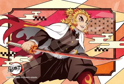 ENSKY Demon Kimetsu no Yaiba Rengoku Anjuro 10 x Art Crystal Jigsaw Puzzle 126 Pieces ART CRYSTAL JIGSAW Slayer 14.7cm 126-AC74