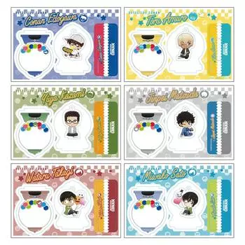 Ensky Detective Conan acrylic stand 4 BOX 6 6 155 x 105 x 13 made of acrylic M See-through products, types, pieces, approx. mm,