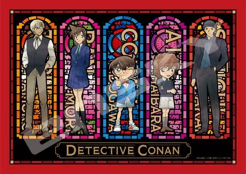 ENSKY Detective Conan Stained Glass x Art Crystal Jigsaw Puzzle 208 Pieces ART CRYSTAL JIGSAW (Bordeaux) 18.2 25.7cm 208-AC76