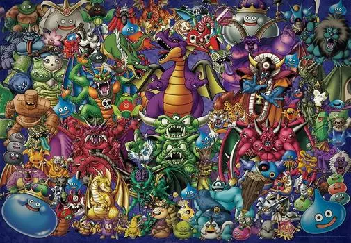 ENSKY Dragon Quest 35th Anniversary ~Monster Collection~ 1000 Piece 51 x 73.5cm Jigsaw Puzzle EP4507