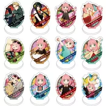 Ensky Ensky Spy Family Мини-акриловая подставка, коллекция, 12 типов, 24 шт., бокс-сет для Японии