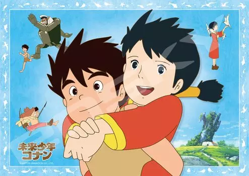 ENSKY Future Boy Conan x Пазл 208 элементов JIGSAW PUZZLE 18.2 25.7см 208-101