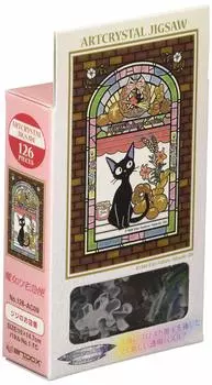 ENSKY Ghibli Delivery Service Shop Number 10 x Art Crystal Jigsaw Puzzle 126 элементов ART CRYSTAL JIGSAW Kiki s Jiji s 14.7 см 126-AC09