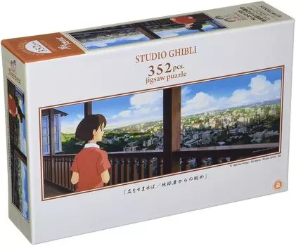 ENSKY Ghibli Слушайте вид с Земли Магазин x Пазл 352 детали ПАЗЛ 18.2 51.5см 352-205