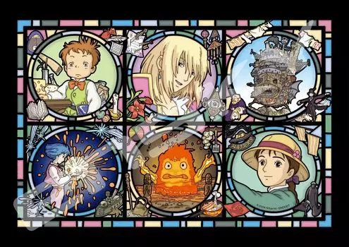 ENSKY Howl s Moving Castle Magic Castle News 18.2 x 25.7cm Ghibli Art Crystal Jigsaw Puzzle 208 Pieces ART CRYSTAL JIGSAW 208-AC27