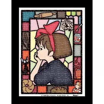 ENSKY Kiki s Delivery Service Pensive 7.6 x 10.2cm Ghibli Mame Puzzle Clear 150 Piece Jigsaw Puzzle MA-C10