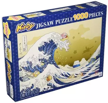 ENSKY Kirby of the Stars Pupupu Вид на большую волну у плавучих островов 51 x Пазл 1000 деталей JIGSAW PUZZLE Тридцать шесть 73,5 см 1000T-156