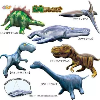 Ensky Kuukids Dinosaur Friends BOX 6 6 из ПВХ Нехарактерный продукт, типы, штуки,