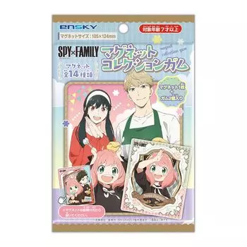 ENSKY Магнитная коллекция жевательных резинок 14 штук Candy SPYFAMILY Игрушка/Жевательная резинка