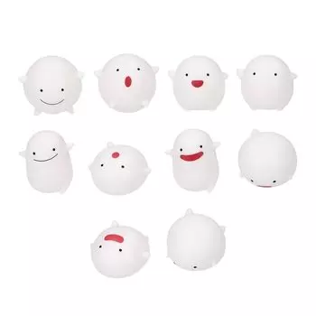 ensky Мальчик и цапля Warawara Nose Chara Ассорти Набор Studio Ghibli Официальные товары Складная фигурка - (НОС-88) чёрный