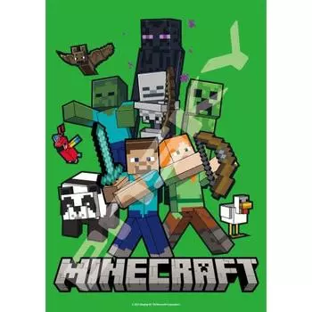 ENSKY MINECRAFT Adventure Mode 18.225.7 см Minecraft Jigsaw Puzzle 208 Piece JIGSAW PUZZLE 208-123