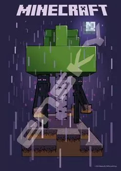 ENSKY MINECRAFT Enderman x Пазл 208 элементов JIGSAW PUZZLE 18.2 25.7см 208-083