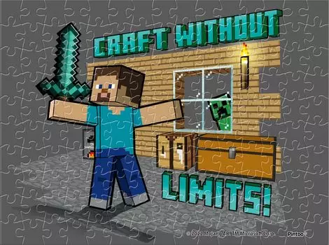 ENSKY MINECRAFT Minecraft Craft Life x Mame Puzzle 150 деталей пазл 7.6 10.2 см MA-69