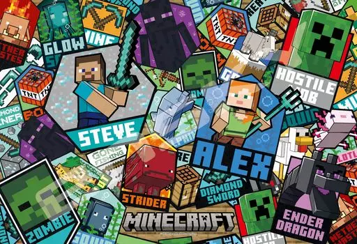 ENSKY MINECRAFT Minecraft Emblem Collection 26 x 38 см Пазл 300 деталей JIGSAW PUZZLE 300-1791