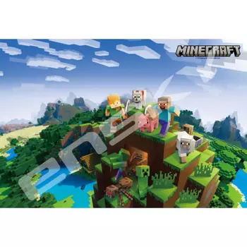 ENSKY MINECRAFT Minecraft Overworld 26 x 38 см Пазл 300 деталей JIGSAW PUZZLE 300-1921
