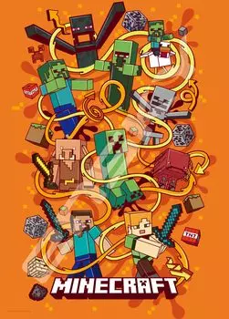 ENSKY MINECRAFT Minecraft Survival Mode 38 x 53 см Пазл 500 деталей JIGSAW PUZZLE 500-394