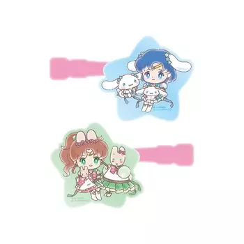ENSKY Movie version Moon x Sanrio Characters акриловая заколка для волос Сейлор Космос (2)