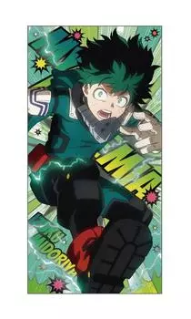 Ensky My Hero Academia Visual Bath Towel Izuku Midoriya 1200 x 600 x 3 мм Изготовлено из хлопка 1. Прибл.