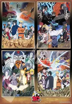 ENSKY NARUTO History 51 x Пазл 1000 деталей JIGSAW PUZZLE 73.5 см 1000T-382