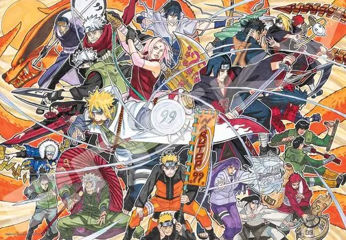 ENSKY NARUTO NARUTOP99 51 x Jigsaw Puzzle 1000 Pieces JIGSAW PUZZLE 73.5cm 1000T-502