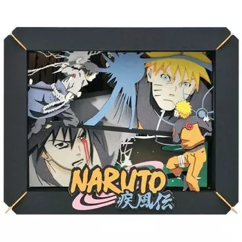 Ensky NARUTO Shippuden Naruto vs Sasuke Бумажный театр В80 x Ш100 x Г42 мм Изготовлен из бумаги PT-125N Прибл.