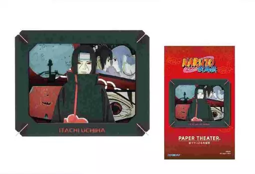 Ensky NARUTO Shippuden Paper Theater Itachi Приблизительно В80 x Ш100 x Г42 мм Изготовлен из бумаги [Обновление] PT-342X