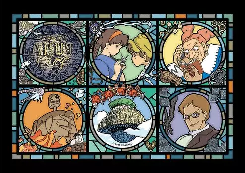 ENSKY Небесный замок Новости от Castle in the Sky x Ghibli Art Crystal Jigsaw Puzzle 208 элементов ART CRYSTAL JIGSAW 18.2 25.7 см 208-AC14
