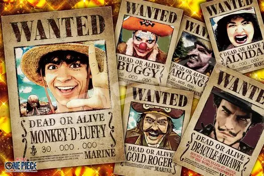 ENSKY Netflix Live Action WANTED POSTER 50 x 75 см Пазл 1000 элементов JIGSAW PUZZLE ONE PIECE 1000-593