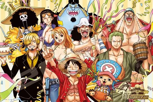 ENSKY One Piece 10th Jigsaw Puzzle 1000 Pieces JIGSAW PUZZLE PARTY! 5075cm 1000-592